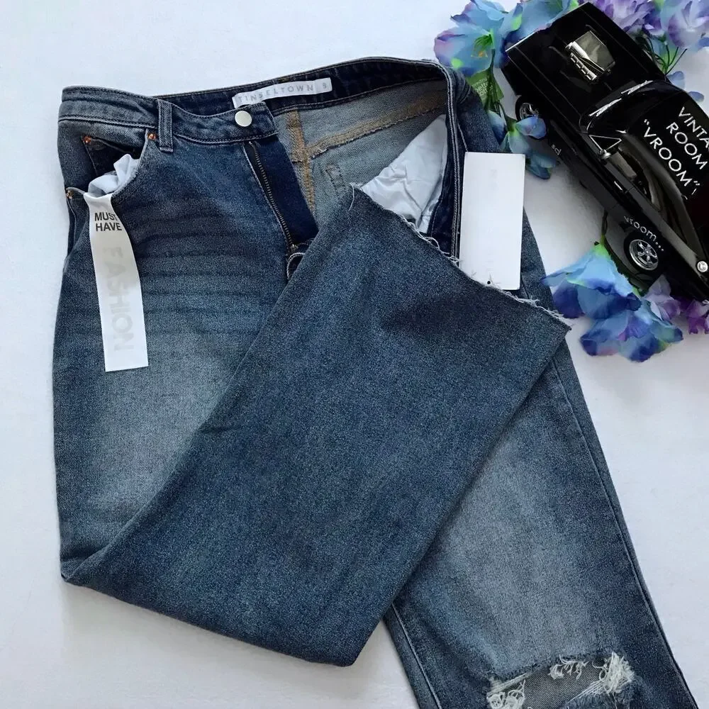 Tinseltown NWT High Rise Flare Jeans Juniors 9